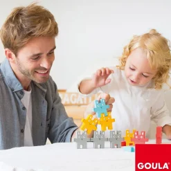 Lapins en bois à empiler - Goula