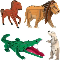 Le coffret méga atlas des Animaux : Atlas, cartes et animaux 3D - Sassi