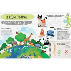 Le coffret méga atlas des Animaux : Atlas, cartes et animaux 3D - Sassi