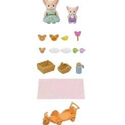 Le set de pique-nique des frères et soeurs Fennec - Sylvanian Families