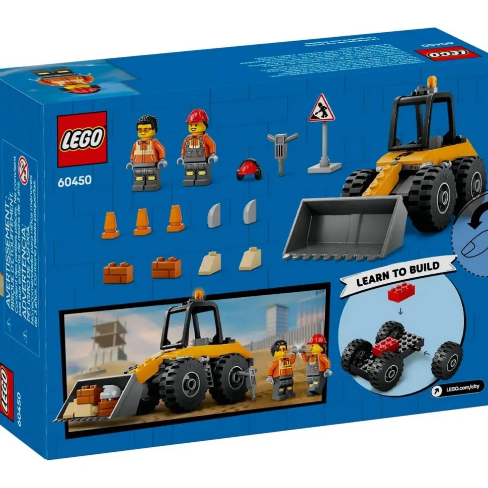 LEGO® City - 60450 : La chargeuse de chantier jaune - LEGO ®
