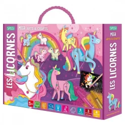 Les licornes - Mega box Arts & Crafts - Sassi