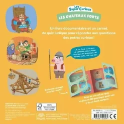 LES SUPER-CURIEUX - LES CHÂTEAUX-FORTS - Editions Auzou
