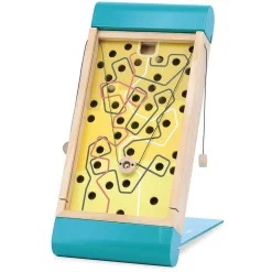 L'habilrinthe en bois 2 en 1 : jeu d'adresse et de patience - Vilac
