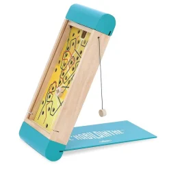 L'habilrinthe en bois 2 en 1 : jeu d'adresse et de patience - Vilac