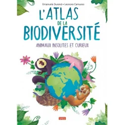 Livre de 64 pages : L'Atlas de la Biodiversité : Animaux Insolites & Curieux - Sassi