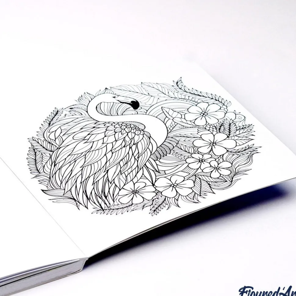 Livre de Coloriage Adulte - L'Univers des Animaux - 50 pages - Figured'Art