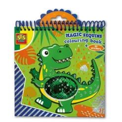 Livre de Coloriage Paillettes Magiques - SES Creative