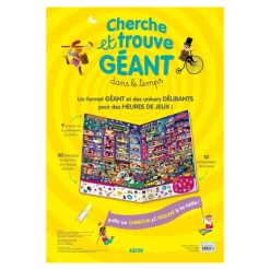 Livre géant : Cherche et trouve dans le temps - Editions Auzou