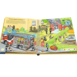 Livre Interactif Tiptoi - A la découverte des pompiers - Ravensburger