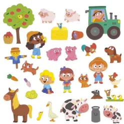 Livre magnétique : Magneti'stories : La ferme - Janod