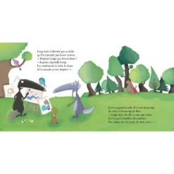 Livre Mes P'tits Albums : Le loup qui voulait être un artiste - Editions Auzou