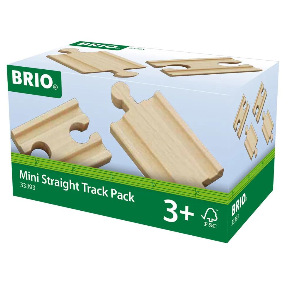 Lot 4 mini rails double mâle / double femelle - Brio