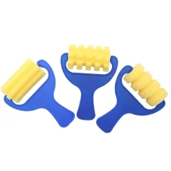 Lot de 3 rouleaux éponge pour peinture - Eduplay