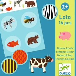 Loto Plumes et poils - Djeco