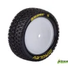 Louise RC - E-MAGLEV - Pneus 1-10e Buggy - Super Soft - Jantes Blanches - Kyosho - Hex 12mm - 4WD - - Louise RC Tyres