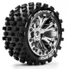 Louise RC - ST-ROCK - Pneus 1-10e Stadium Truck - Soft - Jantes 2.8" Chromées - 0-Offset - Jantes 2. - Louise RC Tyres