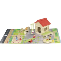 Ma petite école en bois : 77 pièces - JeuJura