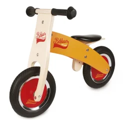 Ma première draisienne en bois Little Bikloon orange - Janod