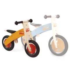 Ma première draisienne en bois Little Bikloon orange - Janod