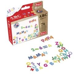 Magnets ABC et chiffres pour tableaux en bois - JeuJura