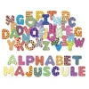 Magnets Alphabet Majuscule : 56 pièces en bois - Vilac