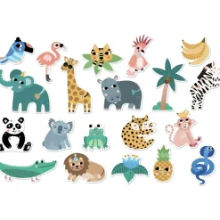 Magnets Jungle illustrés par Michelle Carls - Vilac