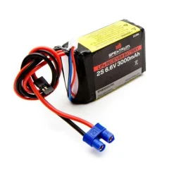 3000mAh 2S 6.6V Li-Fe Receiver Battery - Spektrum