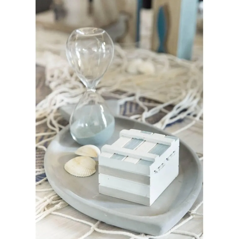 Maison en bois 12cm avec Mouette insérée - RueDeLaFete