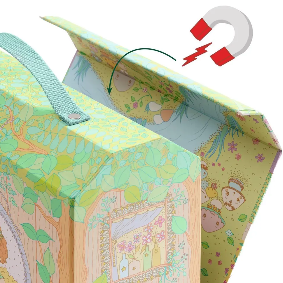 Maison en bois et figurines : Sylvia et le renard - Djeco