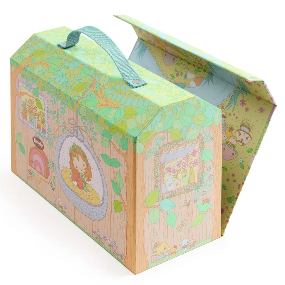 Maison en bois et figurines : Sylvia et le renard - Djeco