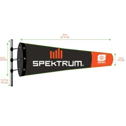 Manche a Air - Spektrum Smart Airfield Windsock 25x90cm - Spektrum