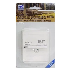 Maquette accessoire : Aluminium Gun Barrel For The Us 155mm Howitzer M1A1(Kit n°CB35073) - Bronco Models