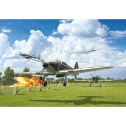 Maquette avion : Bataille d'Angleterre : Hurricane Mk.I - Italeri