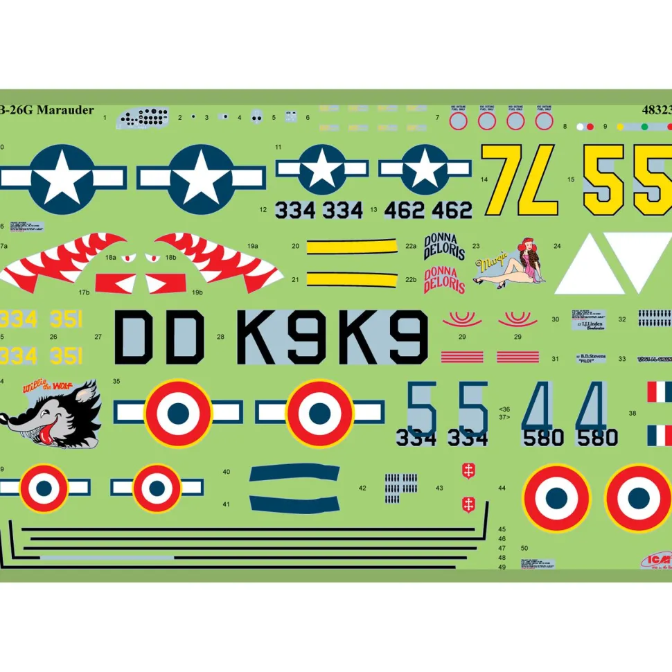Maquette avion : B-26G Marauder - ICM