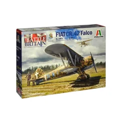 Maquette avion : Fiat CR.42 Bataille d'Angleterre - Italeri