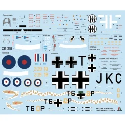 Maquette avion : Ju87B-2/R2 Stuka Picch - Italeri