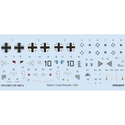 Maquette avion : Kits: Bf 109F-2 - Eduard