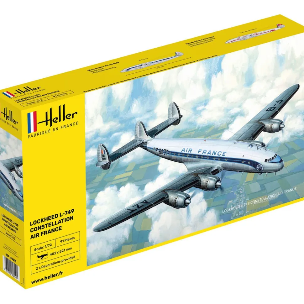 Maquette Avion : L-749 Constellation - Heller