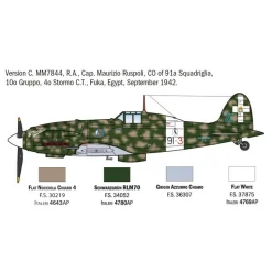 Maquette avion : MC.202 Folgore Aces en 1:72 - Italeri