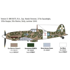 Maquette avion : MC.202 Folgore Aces en 1:72 - Italeri