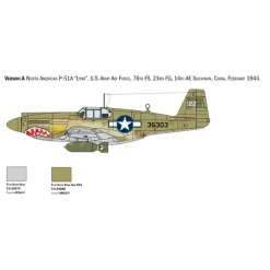 Maquette avion : P-51A Mustang - Italeri