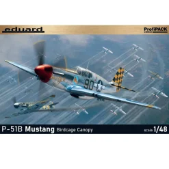 Maquette avion : P-51B Mustang Birdcage canopy - Eduard