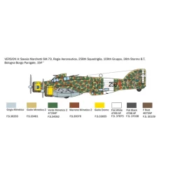 Maquette avion : S.79 Sparviero version bombardier - Italeri