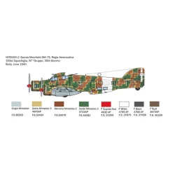 Maquette avion : S.79 Sparviero version bombardier - Italeri