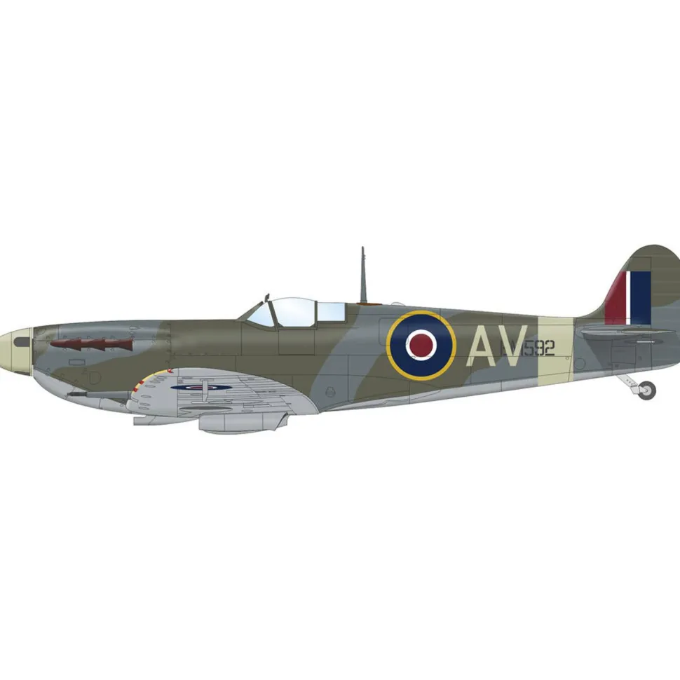 Maquette avion : Spitfire Mk.Vb Dual Combo - Eduard