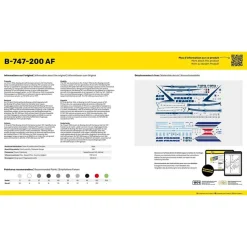 Maquette avion : Starter Kit : B-747 Af - Heller
