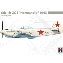 Maquette avion : Yak-1b GC 3 Normandie 1943 - Hobby 2000