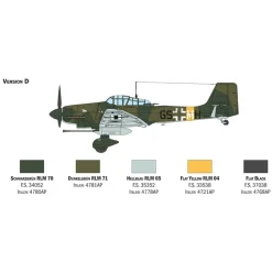 Maquette avion de guerre : JU 87G-1 Stuka Kanonenvogel - Italeri