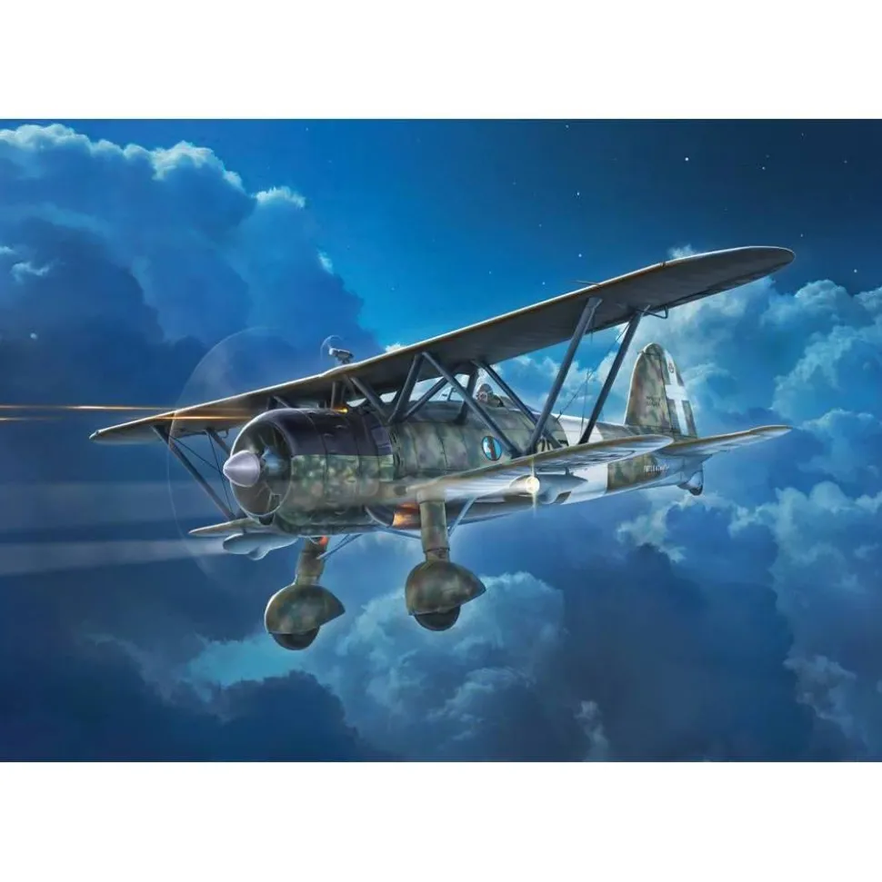 Maquette avion FIAT CR.42 CN Falco Chasse de nuit - 1/72 - Italeri